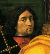 Domenico Ghirlandaio Supposed self portrait in Adoration of the Magi oil painting